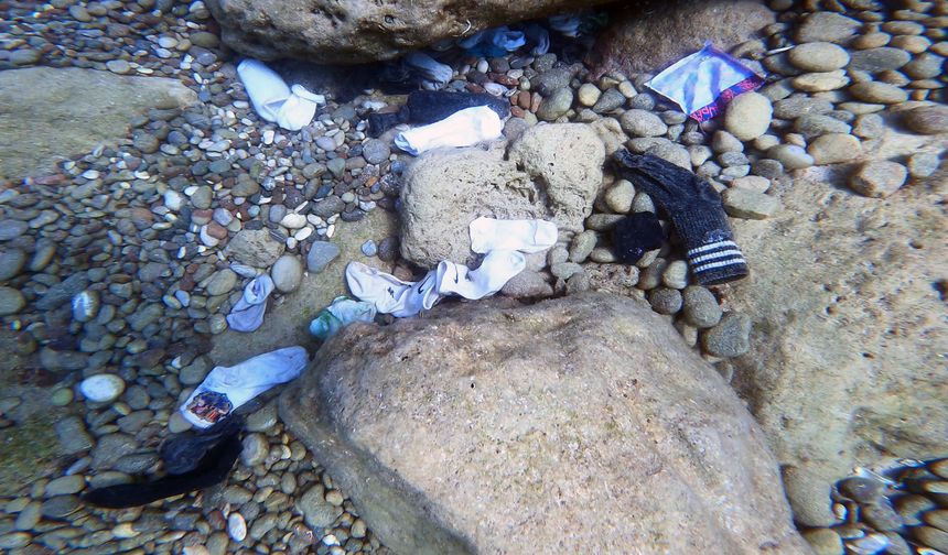 Antalya'da utandıran manzara