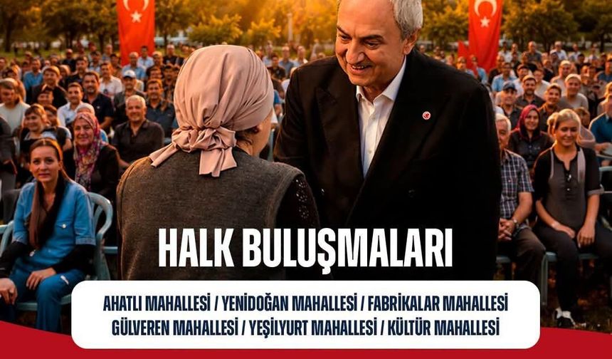 'Halk Buluşması', Yeşilyurt'ta gerçekleşecek