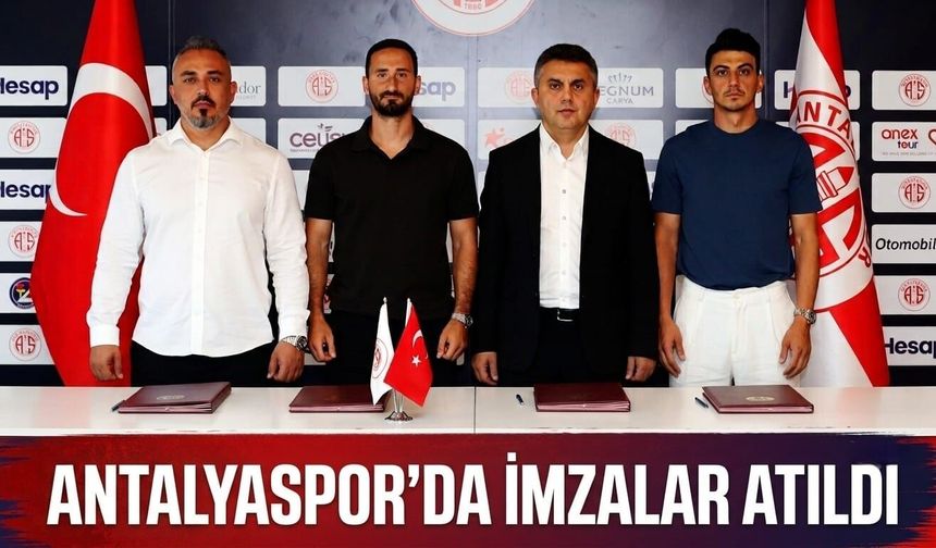 Antalyaspor'da imzalar atıldı