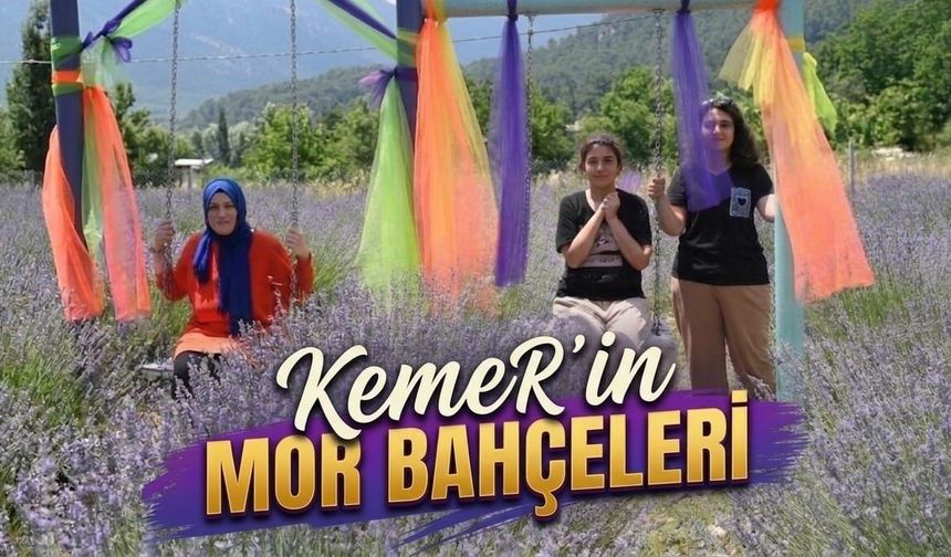 Kemer'in mor bahçeleri