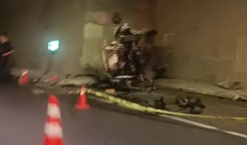 Demirkapı Tüneli’nde feci kaza