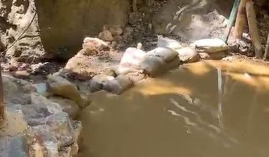 Alanya'da 'kirli hattı' zabıta ortaya çıkardı