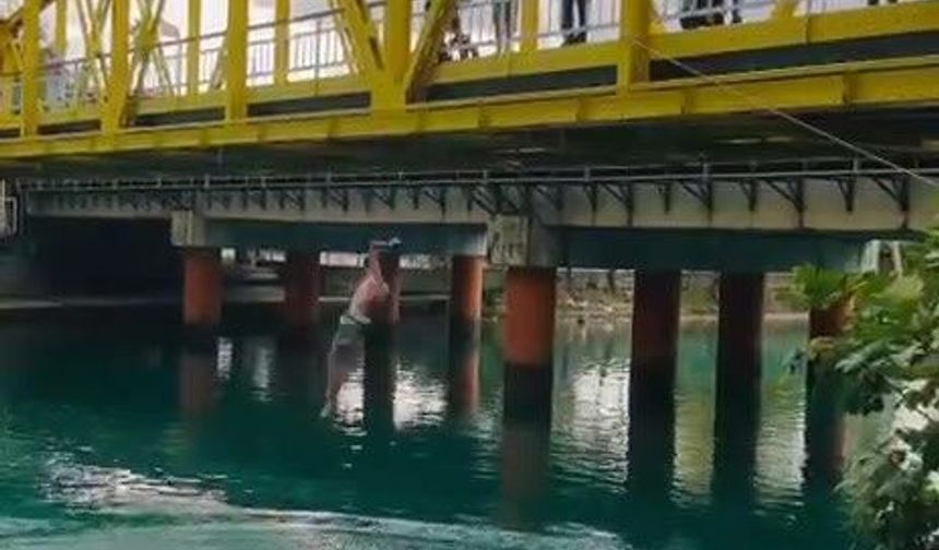 Manavgat Irmağı'nda tehlikeli serinlik