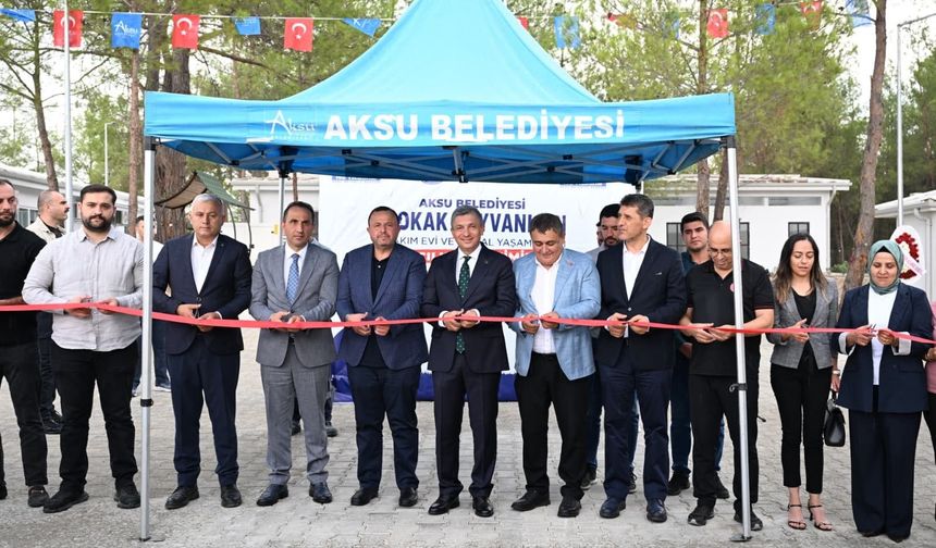 Aksu'da Antalya'nın en büyüğü hizmete açıldı