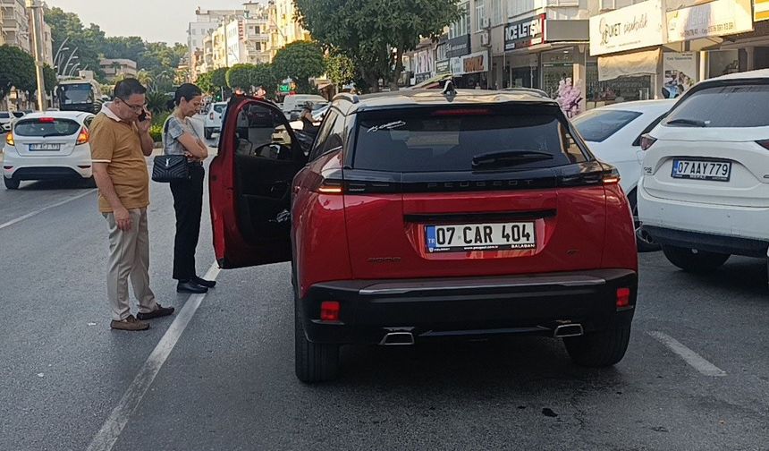 Kaza anı güvenlik kamerasında