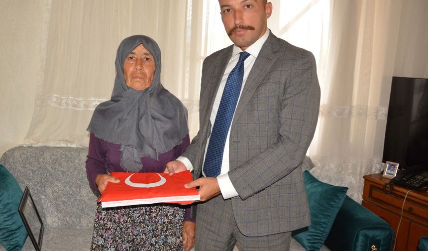 Başsavcıdan şehit annesine ziyaret