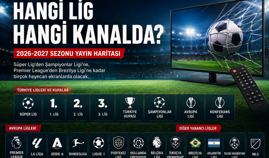 Futbolseverlere yayın rehberi: Hangi lig hangi kanalda?