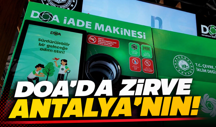 DOA’da zirve Antalya’nın!