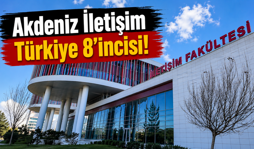 Akdeniz İletişim Türkiye 8’incisi!