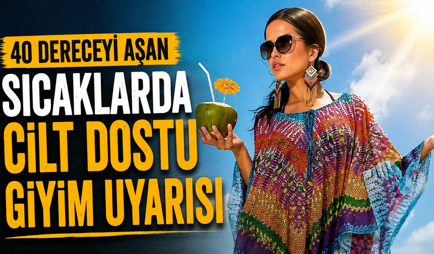 40 dereceyi aşan sıcaklarda cilt dostu giyim uyarısı