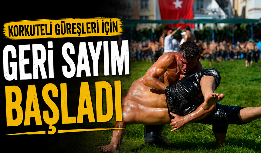 Korkuteli güreşleri için geri sayım başladı