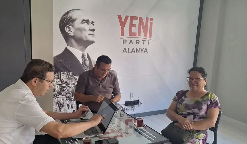 Yeni Parti Alanya'dan saha siyaseti vurgusu