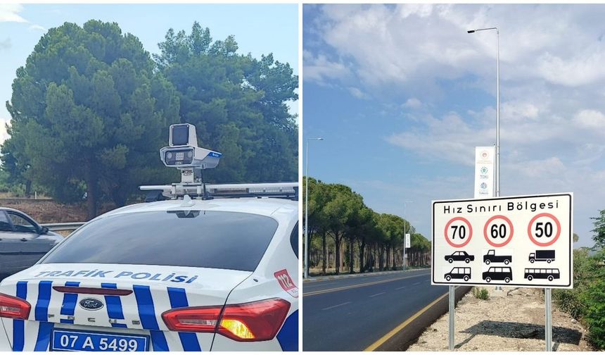 Antalya'da yeni nesil radarlarla 24 saat hız denetimi