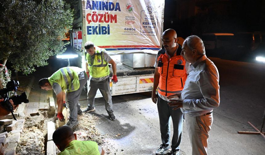 Kepez'de sorunlar anında çözülüyor