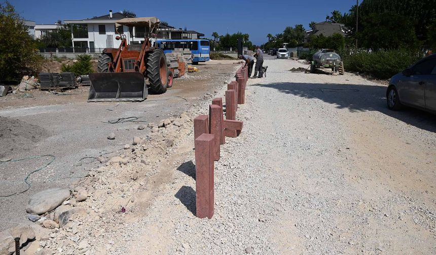 Kemer’de altyapı çalışmaları