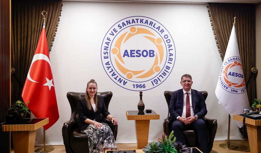 Özdemir'den Başkan Dere'ye ziyaret