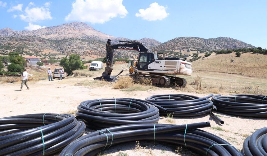 Yalnızdam'a sulama tesisi