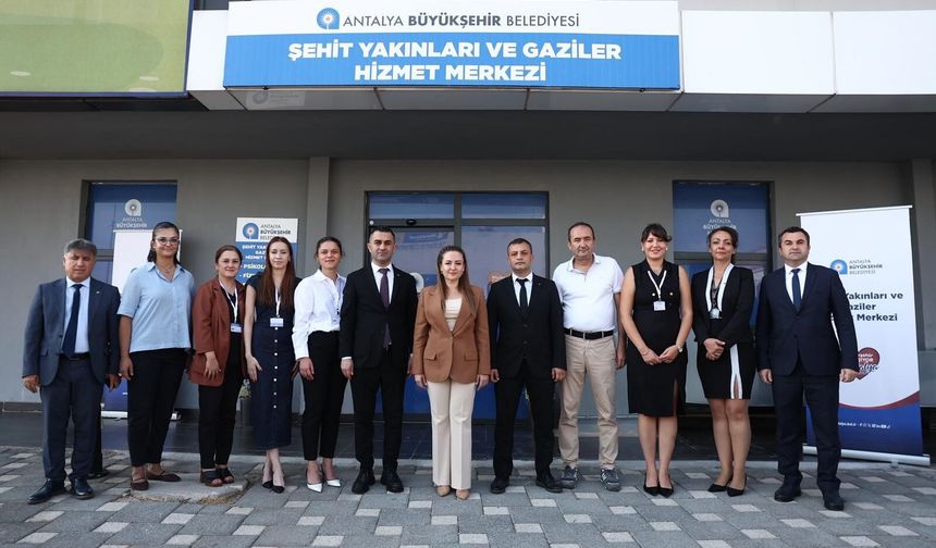 Şehit Yakınları ve Gaziler Hizmet Merkezi kapılarını açtı
