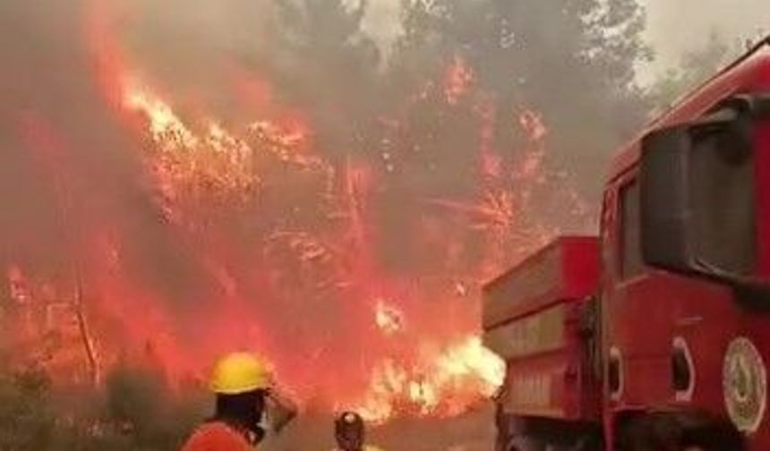 Alevlerden son anda kurtuldular