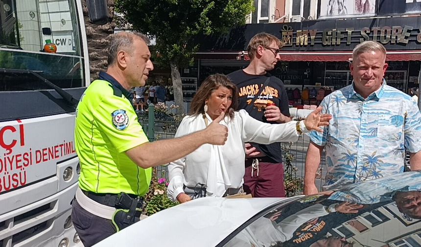 Manavgat'ta sürücü hem suçlu hem güçlü