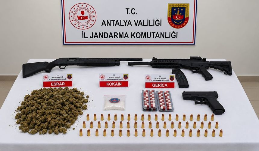 Serik'te operasyon: 20 gözaltı