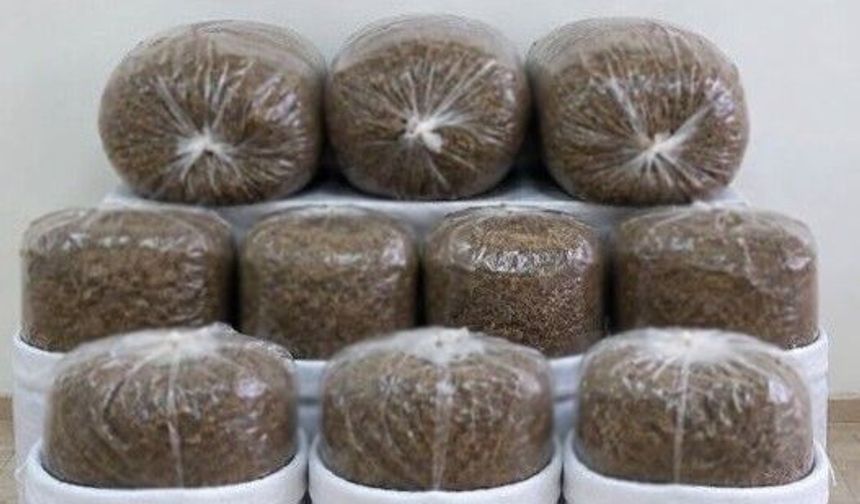 Kaçak tütün operasyonu: 400 kilogram tütün ele geçirildi