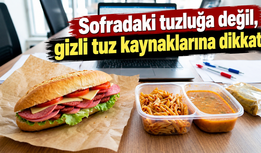 Sofradaki tuzluğa değil, gizli tuz kaynaklarına dikkat