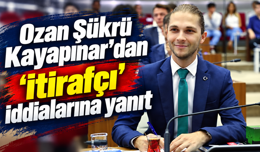 Ozan Şükrü Kayapınar’dan ‘itirafçı’ iddialarına yanıt