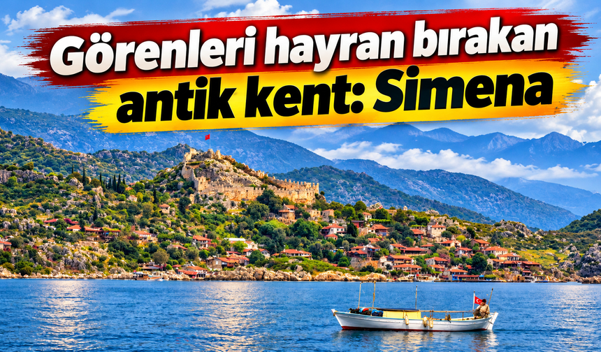 Görenleri hayran bırakan antik kent: Simena