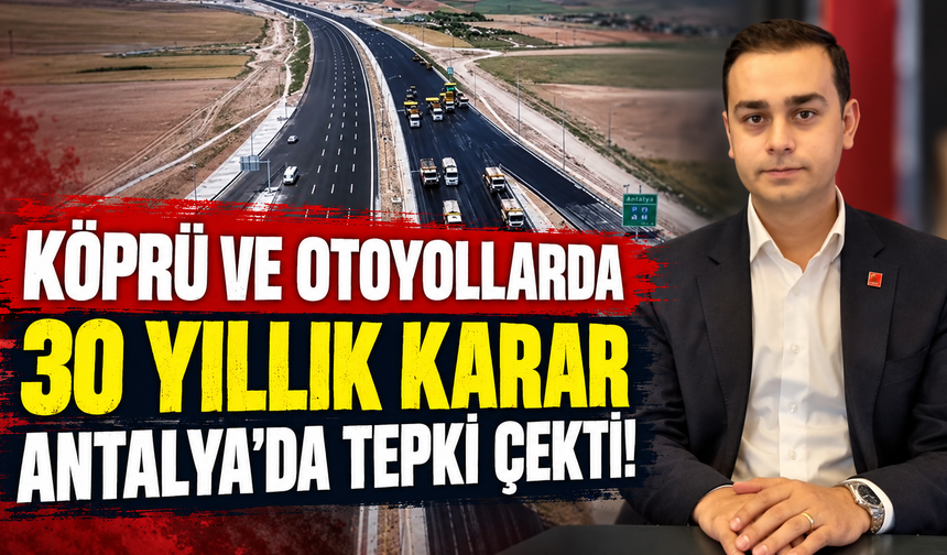 30 yıllık karar Antalya’da tepki çekti!