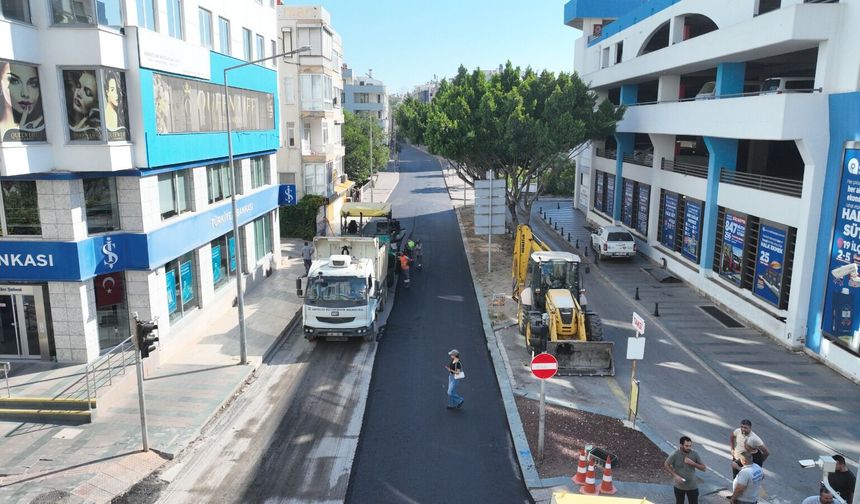 Büyükşehir'den kent merkezinde asfalt seferberliği