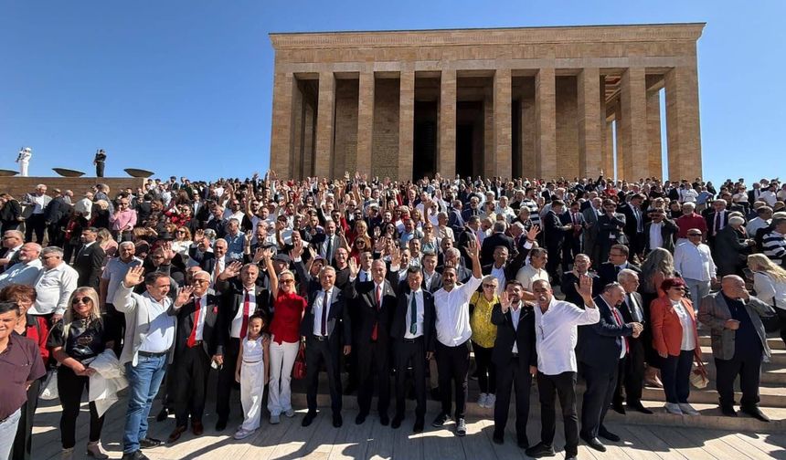 CHP Antalya 103. yılı Anıtkabir’de kutladı