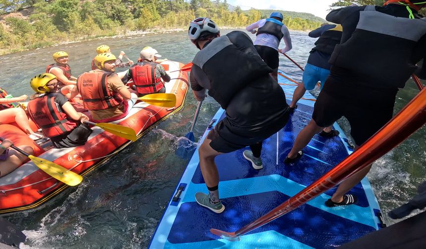 Köprülü Kanyon'da Big SUP heyecanı