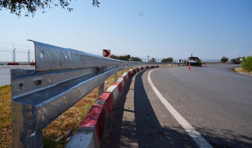 Kepez’de yollara oto korkuluk
