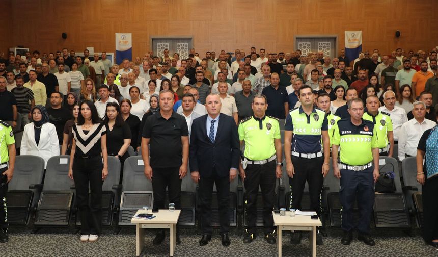 Okul servis şoförleri ve rehber personele eğitim