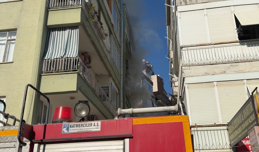 Muratpaşa'da korkutan yangın