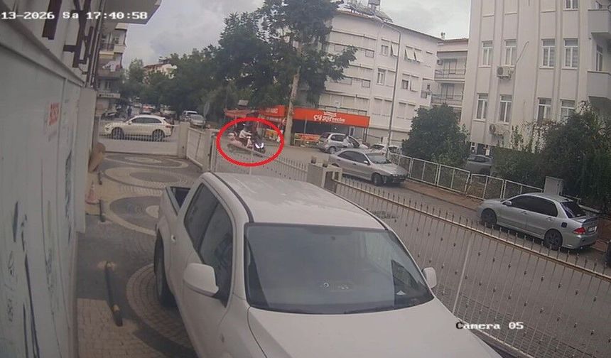 Kaza anı kamerada