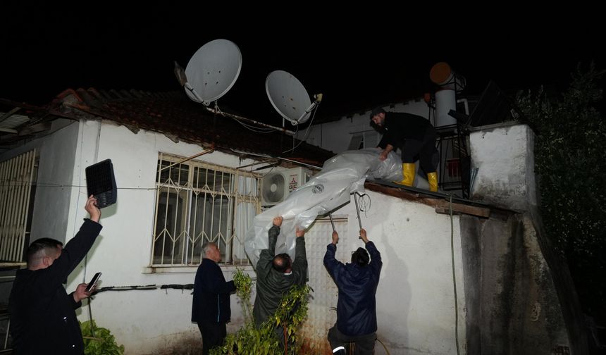 Kepez'de sağanak seferberliği