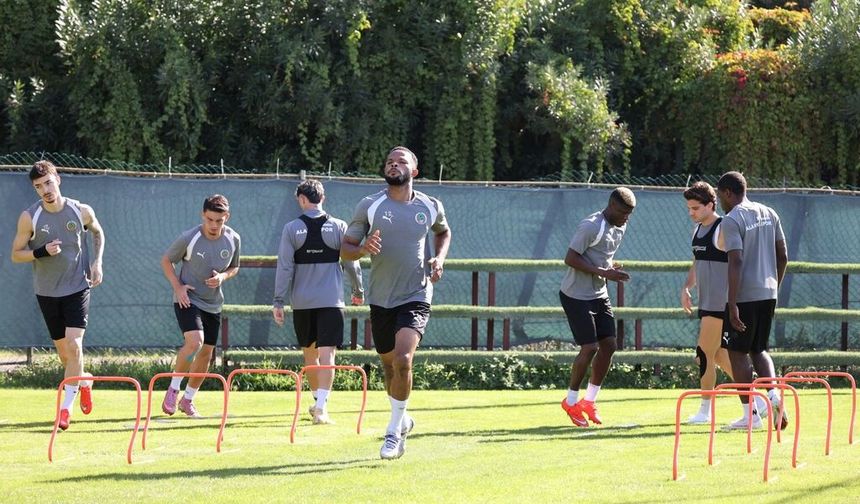 Alanyaspor'da kupa mesaisi başladı
