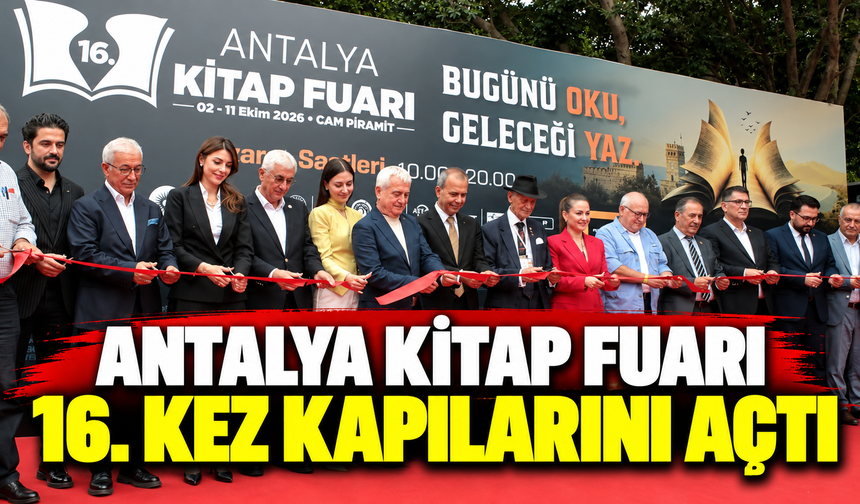 Antalya Kitap Fuarı 16. kez kapılarını açtı