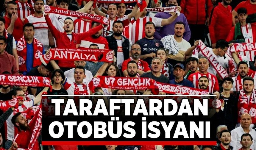 Taraftardan otobüs isyanı