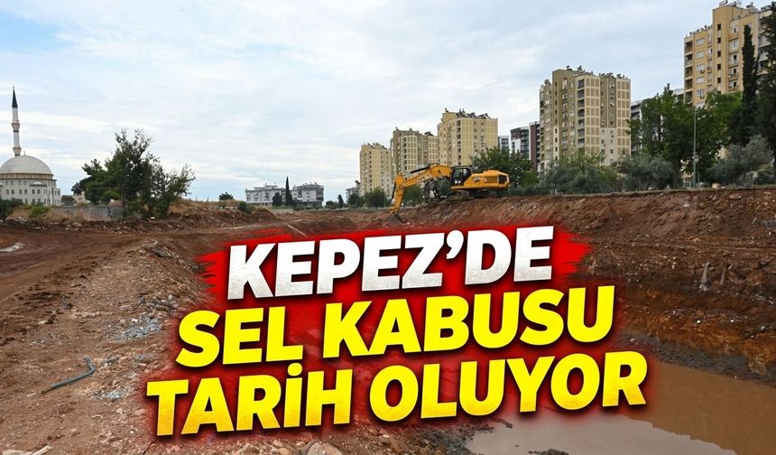 Kepez’de sel kabusu tarih oluyor