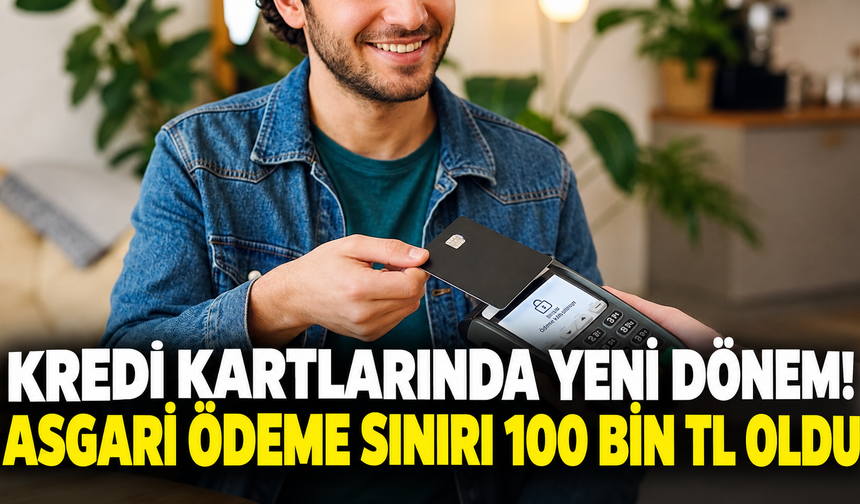 Kredi kartlarında yeni dönem!