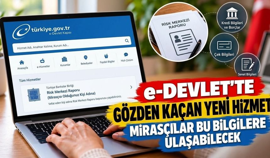 e-Devlet'te gözden kaçan yeni hizmet