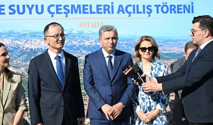 Antalya'ya 20 yeni içme suyu istasyonu
