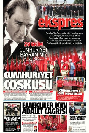 29 Ekim 2026